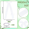8Pcs Polyester Single Face Satin Ribbon Candle Holder Decoration HJEW-PH02150-2