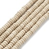 Natural Fossil Beads Strands G-Q159-B34-01-2
