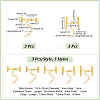 HOBBIESAY Iron Chain Extender IFIN-HY0001-04G-2