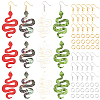   DIY Snake Big Drop Earring Making Kit DIY-PH0006-67-1