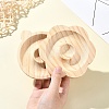 2Pcs 2 Styles Beech Wooden Bangle & Bracelet & Finger Ring & Beads Display Holder Tray AJEW-YW0001-26-5
