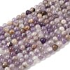 Natural Chevron Amethyst Beads Strands G-L552H-06A-2