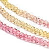 Transparent Painted Glass Beads Strands DGLA-A034-T1mm-A07-4