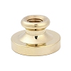 Golden Tone Crown Initial Wax Seal Brass Stamp Heads AJEW-A065-01B-2