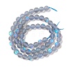 Synthetic Moonstone Beads Strands G-E573-01A-01-2