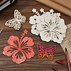 Unfinished Wood Pendant Decorations AJEW-FH0006-48-4