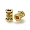 Brass Micro Pave Clear Cubic Zirconia European Beads ZIRC-I070-139G-1