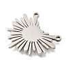 Anti-Tarnish 201 Stainless Steel Pendants STAS-B076-01P-03-2