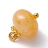 Natural Topaz Jade Charms PALLOY-JF01092-03-2