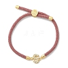 Adjustable Nylon Cord Bracelets X-BJEW-C096-01G-19-4