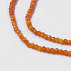 Cubic Zirconia Beads Strands G-F596-48D-3mm-3