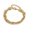 304 Stainless Steel Mesh Chain Bracelets for Women BJEW-Z143-17G-4