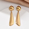 304 Stainless Steel Dangle Stud Earrings for Women EJEW-F412-01G-01-1