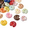 Printed Opaque Acrylic Imitation Dessert Beads AC-CBAD0C5-06-1