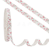 50M Flower Pattern Cotton Ribbon OCOR-BC0008-98-1