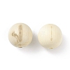 (Defective Closeout Sale: Crack/Marking) Unfinished Wood Beads WOOD-XCP0001-55-2
