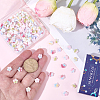 180Pcs 6 Colors Flower Resin Cabochons MRMJ-SC0001-58-3