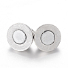 Brass Magnetic Clasps with Loops MC022-NF-4