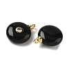 Natural Black Onyx Pendants G-H328-08G-A16-2