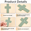 7Pcs 7 Colors Leather Bookmarks AJEW-CP0003-84-6