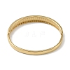 304 Stainless Steel Grooved Hinged Bangles for Women BJEW-U002-10G-3