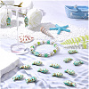 50Pcs Synthetic Turquoise Beads TURQ-SC0001-37-4