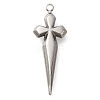 Anti-Tarnish 304 Stainless Steel Pendants STAS-P369-05P-1