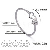 304 Stainless Steel Finger Rings for Women Men FS-WGB974C-79-1