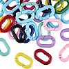 30Pcs Spray Painted Alloy Spring Gate Rings FIND-SP0001-15-1