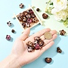 35Pcs 7 Styles Leopard Print Opaque Acrylic Beads FIND-YW0011-31-3
