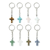 Gemstone Cross Keychain KEYC-JKC01159-2