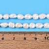 Natural Baroque Keshi Pearl Beads Strands PEAR-N031-01D-5