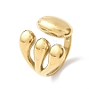 304 Stainless Steel Cuff Rings RJEW-P177-01E-G-4