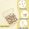 25Pcs 5 Colors Alloy Enamel Pendants ENAM-YW0008-73-3