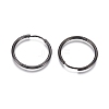 304 Stainless Steel Huggie Hoop Earrings EJEW-F111A-25mm-B-2