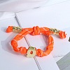 Letter Q Cotton Cord Braided Knot Bracelets FS-WG79C27-17-1