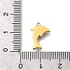 304 Stainless Steel Micro Pave Cubic Zirconia Pendants STAS-Z160-01G-02B-3