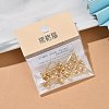 SHEGRACE Brass Round Ball Stud Earring Findings XGR0051G-39G-6