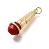 Brass Enamel Pendants X1-KK-Z125-14G-04-2