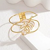 304 Stainless Steel Glass Hinged Bangles for Women BJEW-M082-06G-01-1