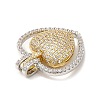 Brass Micro Pave Cubic Zirconia Pendants KK-Q772-08GP-3