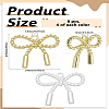8Pcs 2 Colors Alloy Pendants FIND-LP0005-51-2