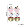 Back to School Acrylic Dangle Stud Earrings FS-WGAA197-26-1