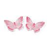 Translucent Printed Resin Cabochons CRES-N021-107D-1