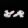Bunny Resin Cabochons X-CRES-S363-17-2
