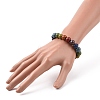 Ethnic Style Colorful Handmade Porcelain Beaded Stretch Bracelet for Women BJEW-JB09089-01-3
