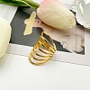 304 Stainless Steel Rings for Women RJEW-U029-02G-1