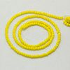 Imitation Jade Glass Beads Strands GLAA-F003-A-2