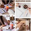 Unicraftale 3Pcs 3 Colors Stainless Steel Sealing Wax Mixing Stirrers STAS-UN0040-10-7