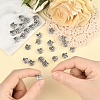 30Pcs Tibetan Style Alloy Beads TIBEP-YW0002-10-4